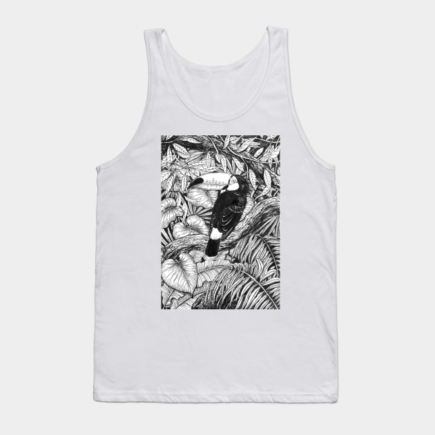 Toucan tropical garden Tank Top by katerinamk